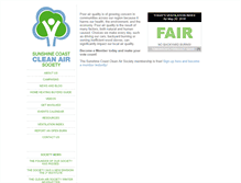 Tablet Screenshot of cleanaironthecoast.com